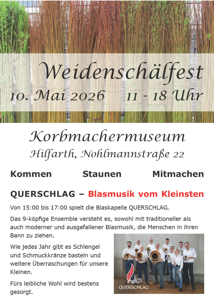 Flyer Weidenschälfest 2026 jpg